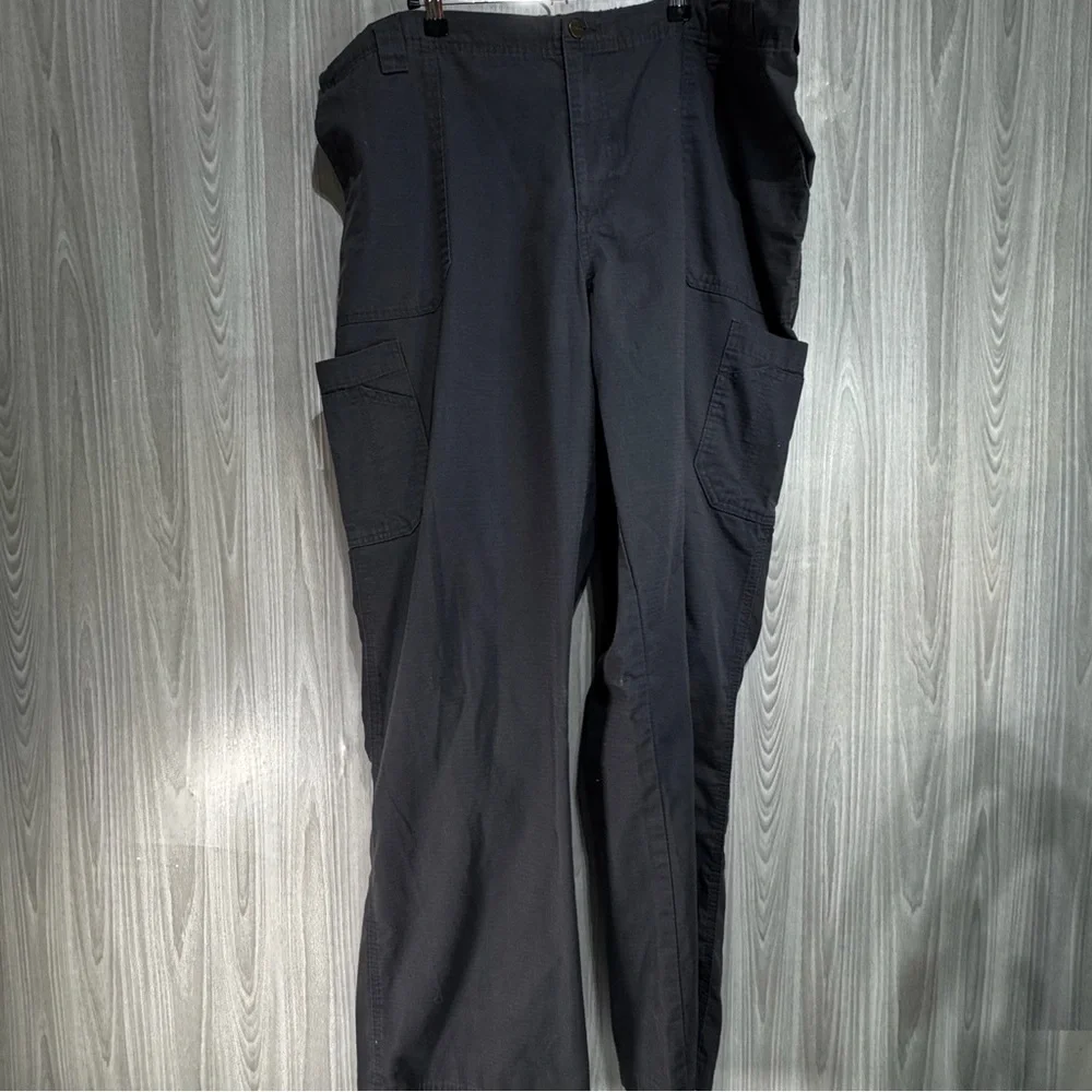 Carhartt Ripstop Cargo Scrubs Multiple Pocket Workwear Gray Sz 2XL Tall Unisex